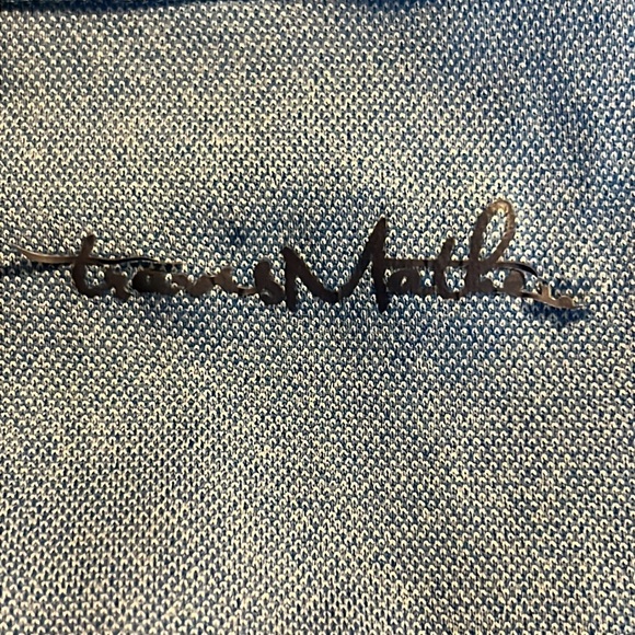 Travis Mathew Men’s Blue Short Sleeve Gold Polo Shirt‎ Size XXL - Picture 8 of 9